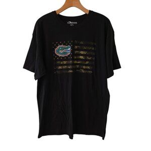 Flo Grown Florida Gators T-Shirt US Camo Flag University Of Florida Black 2XL